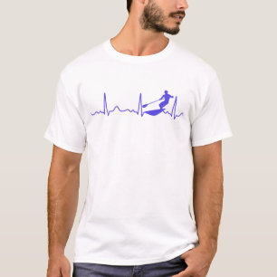SUP Stand-up pedelhartslag T-shirt