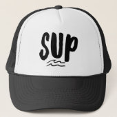 SUP Stand-up tapeleidraad Wave Black  Trucker Pet (Voorkant)