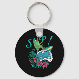 Sup Surfen Stand Up Paddle Paddling Kikker Surfen Sleutelhanger