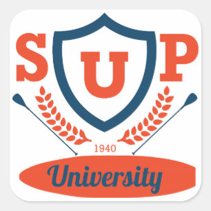 SUP-universiteit Vierkante Sticker