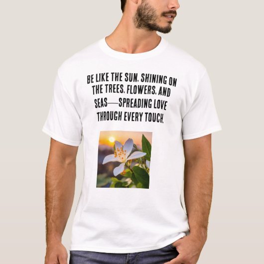 Suparb Sun Natuur Design T-shirt (Voorkant)