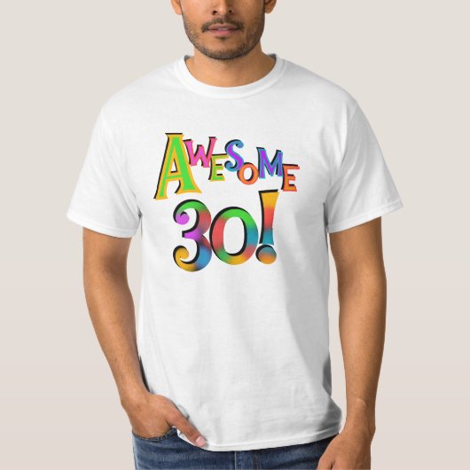 Super 30 T-shirts et cadeaux d'anniversaire (Devant)