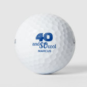 Super 40e anniversaire balles de golf 40 ans fête (Devant)