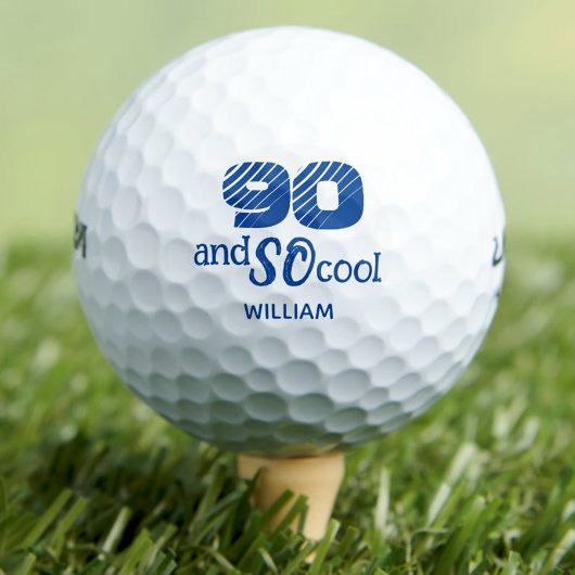 Super 90e anniversaire balles de golf 90 ans fête