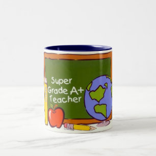 Super A+ Mug de l'enseignant