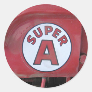 Super A Truck Ronde Sticker