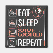 Super aardrijkskunde leraar redt wereld dank u ges magneet (Voorkant)