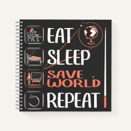 Super aardrijkskunde leraar redt wereld dank u ges notitieboek