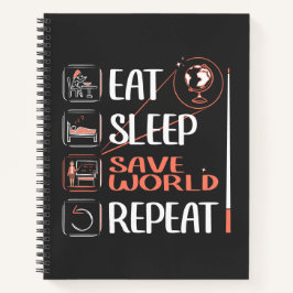 Super aardrijkskunde leraar redt wereld dank u ges notitieboek