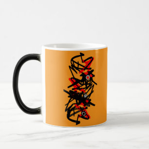 SUPER ABSTRACTE 3D KOFFIE MOK! MAGISCHE MOK