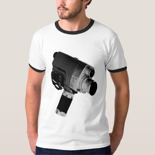 super acht camera t-shirt (Voorkant)