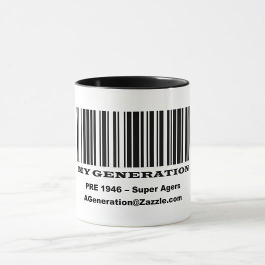 Super Agers BAR CODE Mok (Midden)
