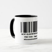 Super Agers BAR CODE Mok (Voorkant links)