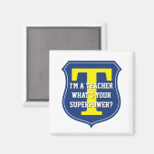 Super aimant enseignant | Quelle est votre superpu (Recto/Verso)