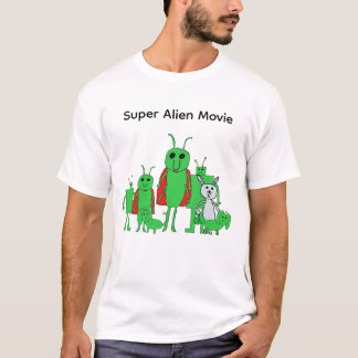 Super Alien Film Complete Karakter T-shirt
