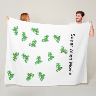 Super Alien Movie Full Character Blanket Fleece Deken