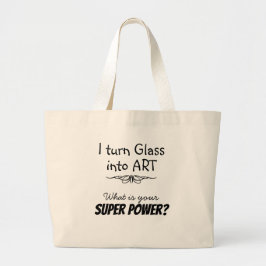 Super Artist Glas in lood Canvas Tas