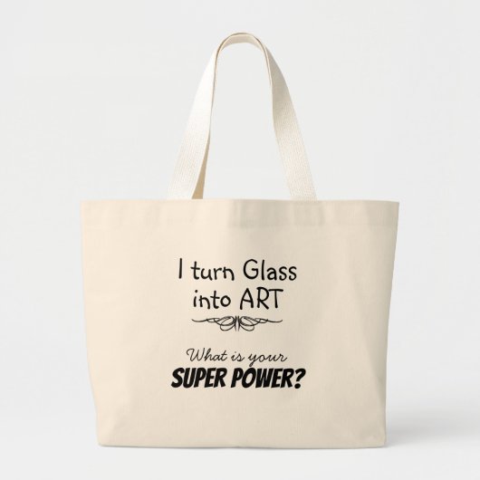 Super Artist Glas in lood Canvas Tas (Voorkant)