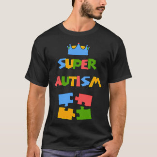 Super Autism Awareness Design T-shirt