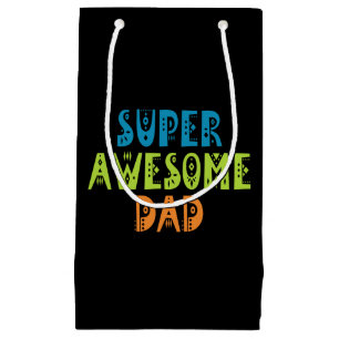 Super Awesome Papa Fête des pères   Sac cadeau