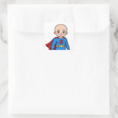Super Babforever Vierkante Sticker (Tas)