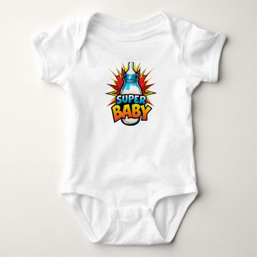 Super Baby Power! Romper (Voorkant)