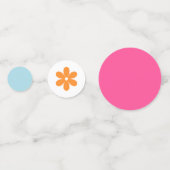 Super Baby shower de puissance fille Confetti (Devant)