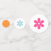 Super Baby shower de puissance fille Confetti (Derrière)