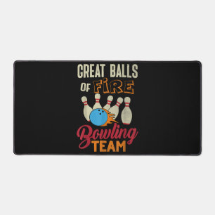 Super Balls Fire Bowling Team Shirt Funny Vintage