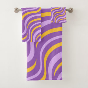 Super bande de violet jaune printemps Abstrait