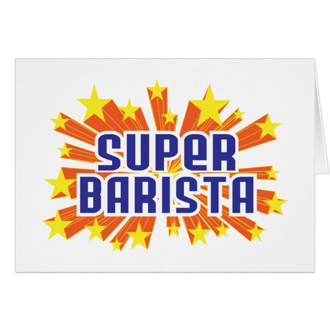 Super Barista (Voorkant Horizontaal)
