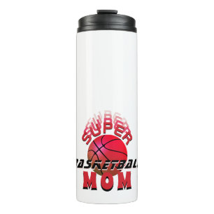 Super Basketbal Bal Moeder Sportieve Moeder Thermosbeker