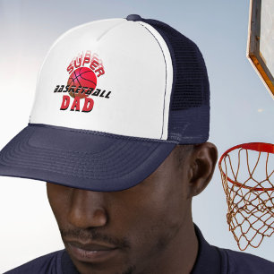 Super Basketball Dad Sporty Father Trucker Pet