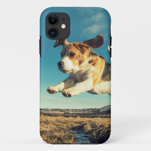 Super Beagle Dog - iPhone 5/5S Hoesje (Achterkant)
