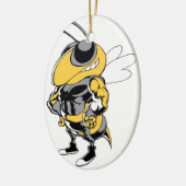 Super Bee Keramisch Ornament (Links)