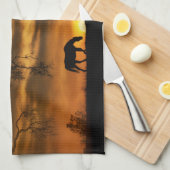 Super belle Cheval Serviette de cuisine (Quart Plié)