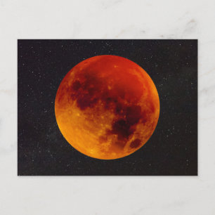 Super Blood Moon Eclipse 2019 Briefkaart
