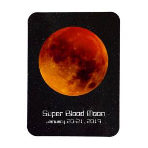 Super Blood Moon Eclipse 2019 Magneet