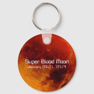 Super Blood Moon Eclipse 2019 Sleutelhanger