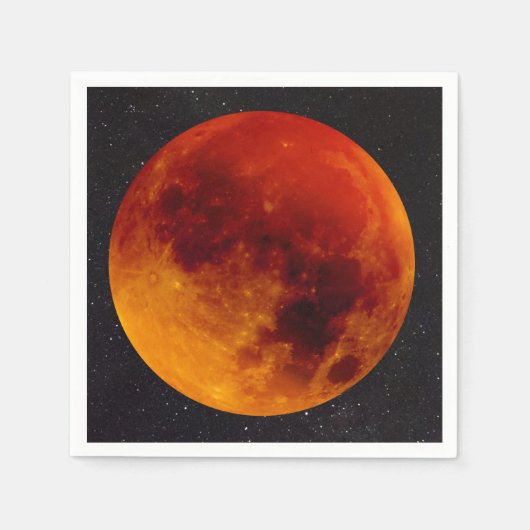 Super Blue Blood Moon Servetten (Voorkant)