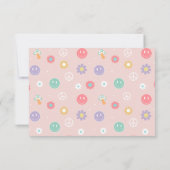 Super Boho Retro Hippie Merci Notes Cartes (Dos)