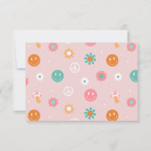 Super Boho Retro Hippie Merci Notes Cartes (Dos)