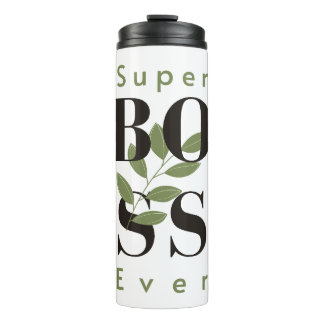 Super Boss Ever Minimal Style Thermal Tumbler Thermosbeker