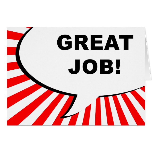 super boulot ! bulle comique (Devant Horizontal)