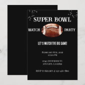 Super Bowl Invitation Kaart (Voorkant / Achterkant)