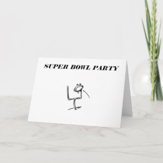SUPER BOWL INVITATION PARTI