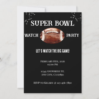 Super Bowl Uitnodiging
