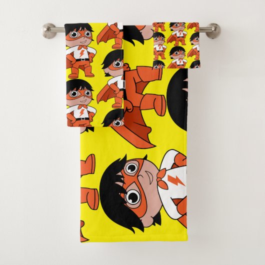 Super Boy Action Hero Bad Handdoek (Insitu)