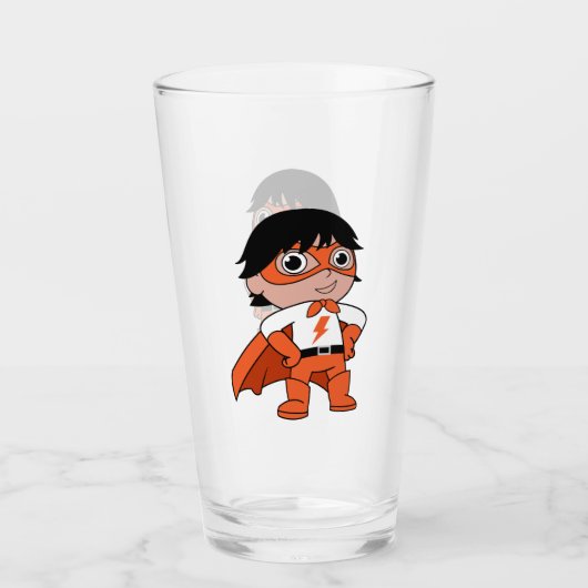 Super Boy Action Hero Glas (Voorkant)