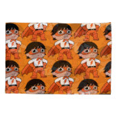 Super Boy Action Hero Kussensloop (Achterkant)